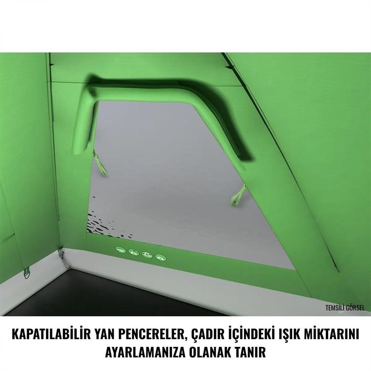 HUSKY Biggles 5 Kişilik Çadır (Yeşil)
