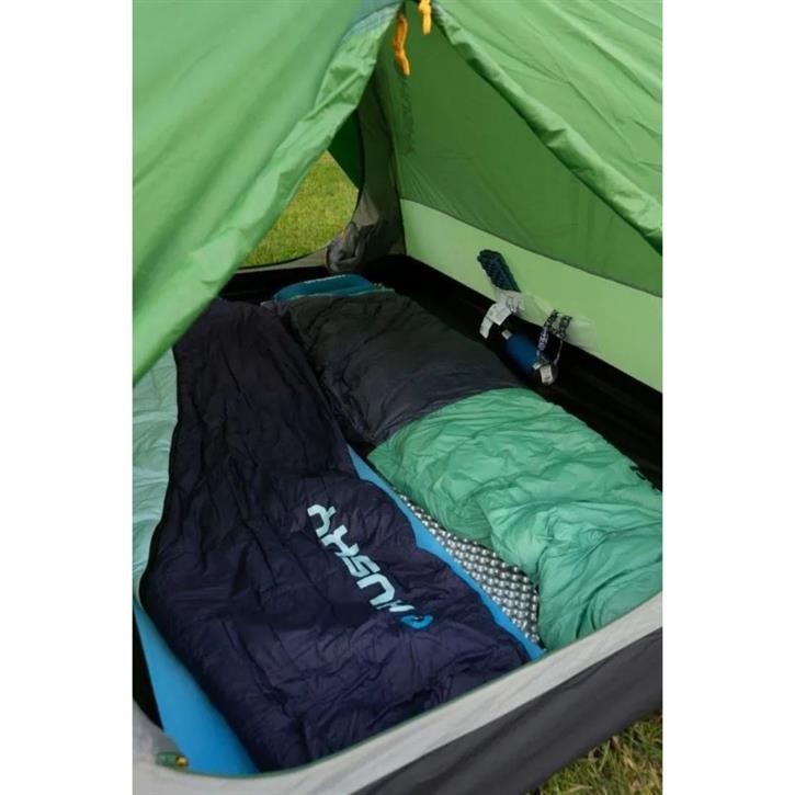 HUSKY Dinis -10C Kuş Tüyü Uyku Tulumu (Mavi/Nane Yeşili)