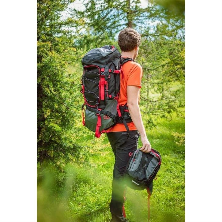 HUSKY Samont 60+10 Lt Sırt Çantası (Siyah)