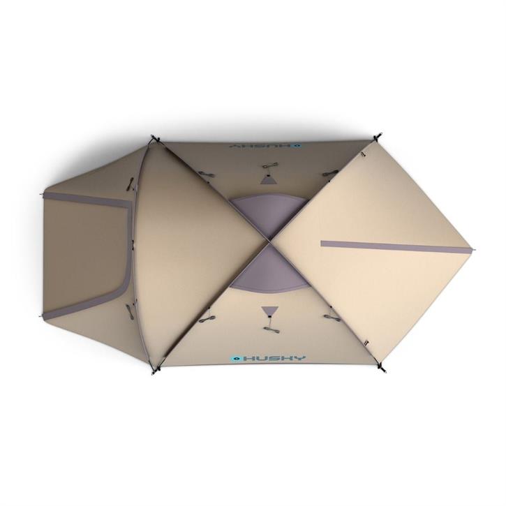 HUSKY Bizon Plus 3 Kişilik Çadır (A.Kahve)
