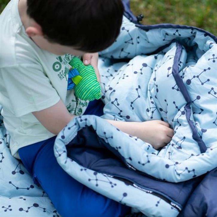 HUSKY Kids Magic -15C Çocuk Uyku Tulumu (Lacivert/Hardal)