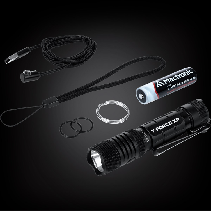 MACTRONIC T-FORCE XP Taktik Fener 2030 Lümen