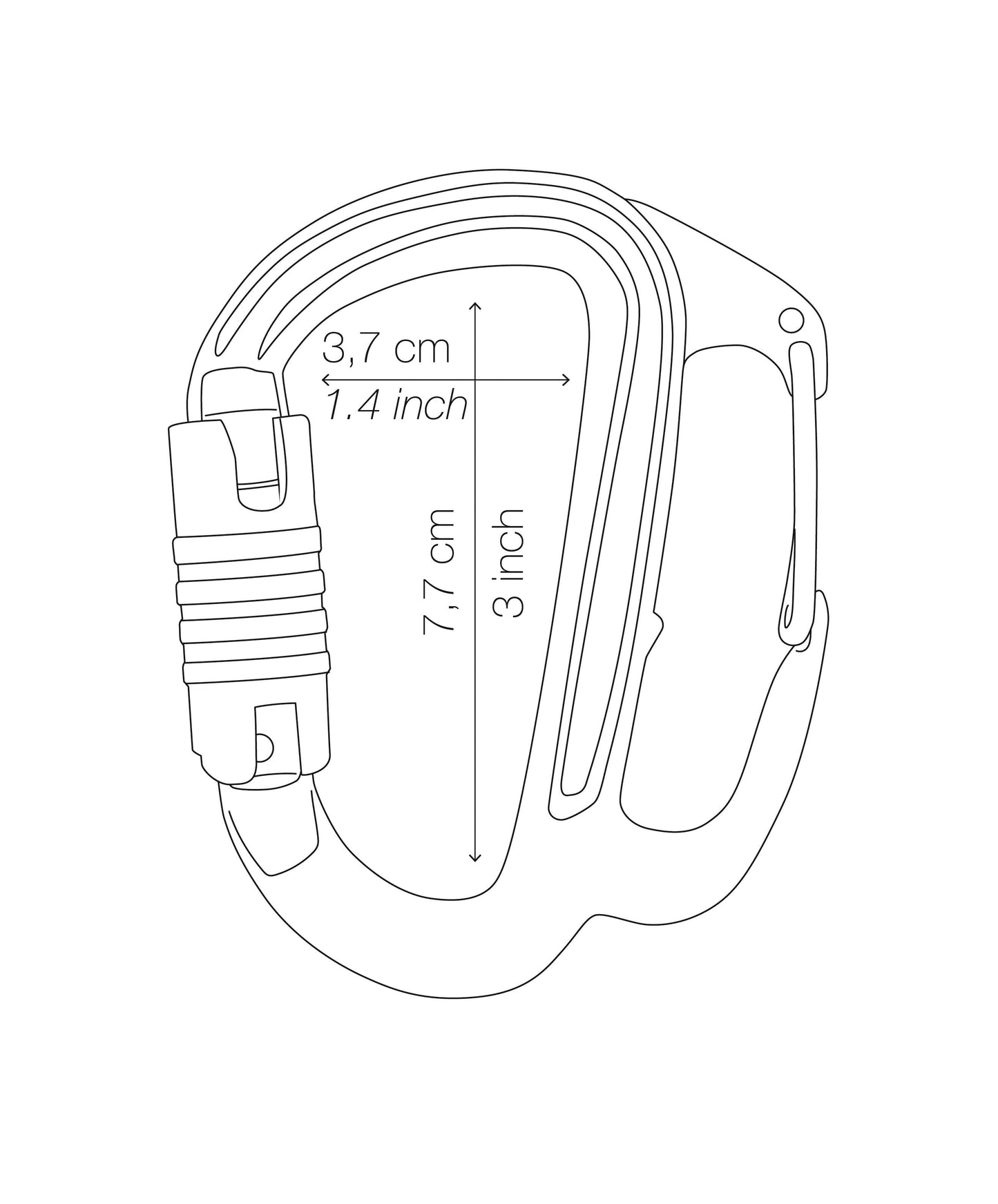 PETZL FREINO Z Alüminyum Karabina