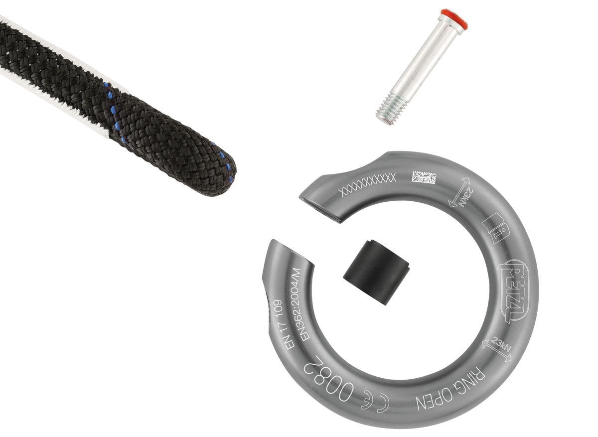 PETZL RING OPEN Bağlantı Halkası (Gri)