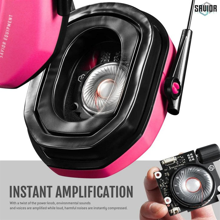 SAVIOR APOLLO Elektronik Atış Kulaklığı (Pembe)