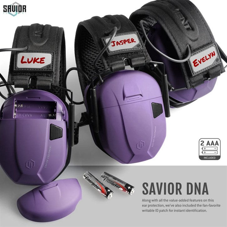 SAVIOR APOLLO Elektronik Atış Kulaklığı (Mor)