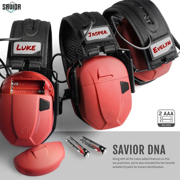 SAVIOR APOLLO Elektronik Atış Kulaklığı (Kırmızı)