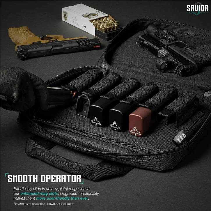 SAVIOR SPECIALIST Çift Kapasiteli Tabanca Çantası (Siyah)