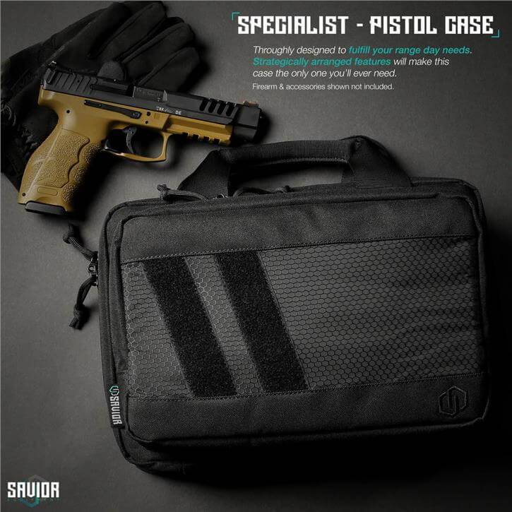 SAVIOR SPECIALIST Çift Kapasiteli Tabanca Çantası (Siyah)
