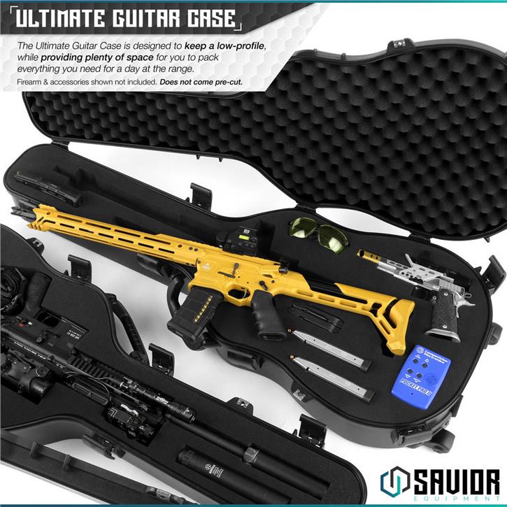 SAVIOR ULTIMATE GUITAR Tekli Tüfek Çantası (Siyah)