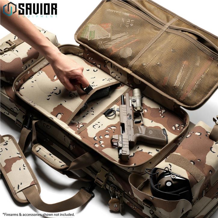 SAVIOR URBAN WARFARE Çift Kapasiteli Tüfek Çantası 46" (Kamuflaj)