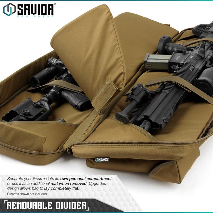 SAVIOR URBAN WARFARE Çift Kapasiteli Tüfek Çantası 42" (Toprak)