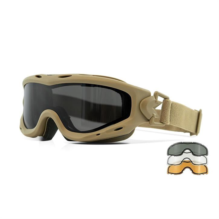 WILEY X SPEAR DUAL Balistik Goggle (3 Lens)