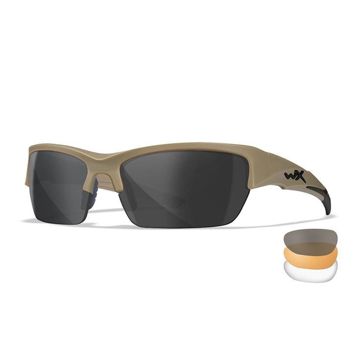 WILEY X VALOR 2.5 Balistik Gözlük (3 Lens)