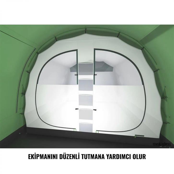 HUSKY Boston Dural 5 Kişilik Çadır (Yeşil)