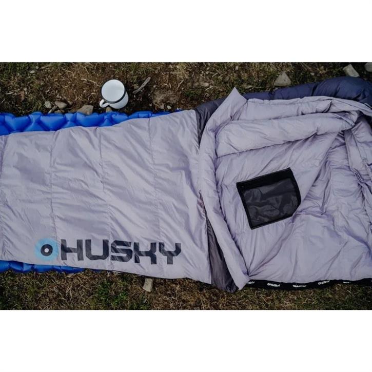 HUSKY Dinis Ladies -10C Kuş Tüyü Uyku Tulumu (Mavi/Pembe)