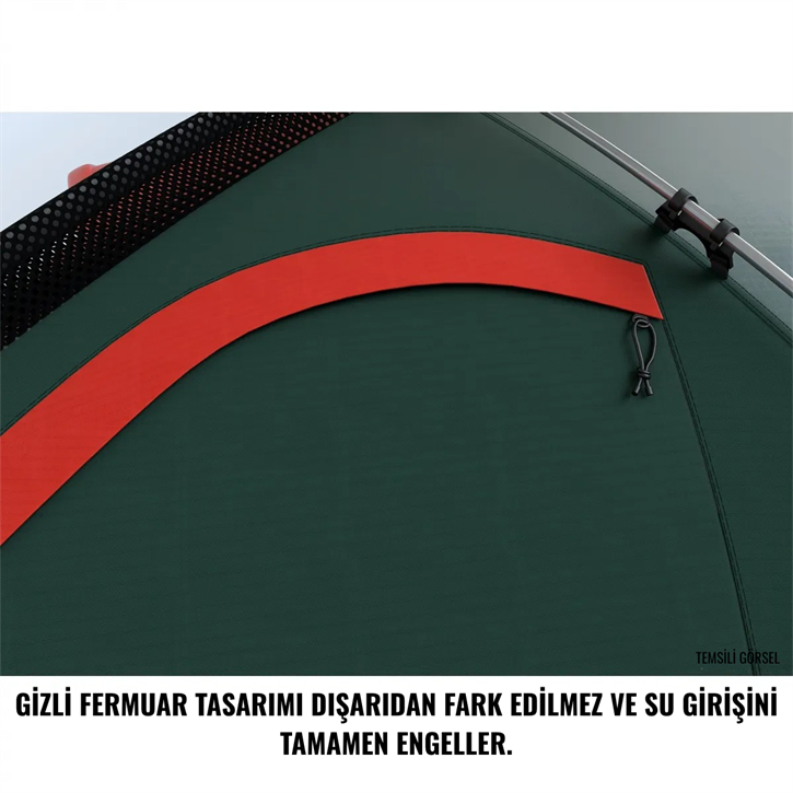 HUSKY Flame 2 Kişilik Çadır (Yeşil)