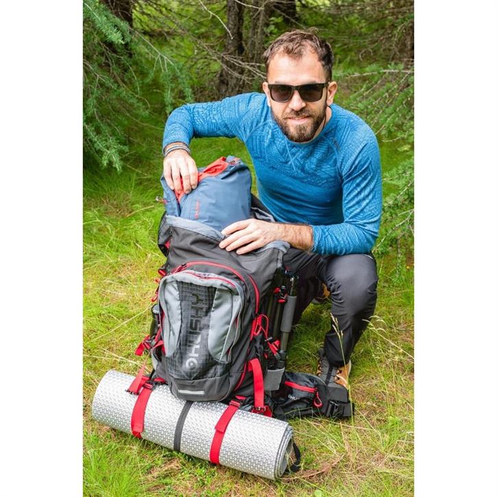HUSKY Samont 60+10 Lt Sırt Çantası (Siyah)