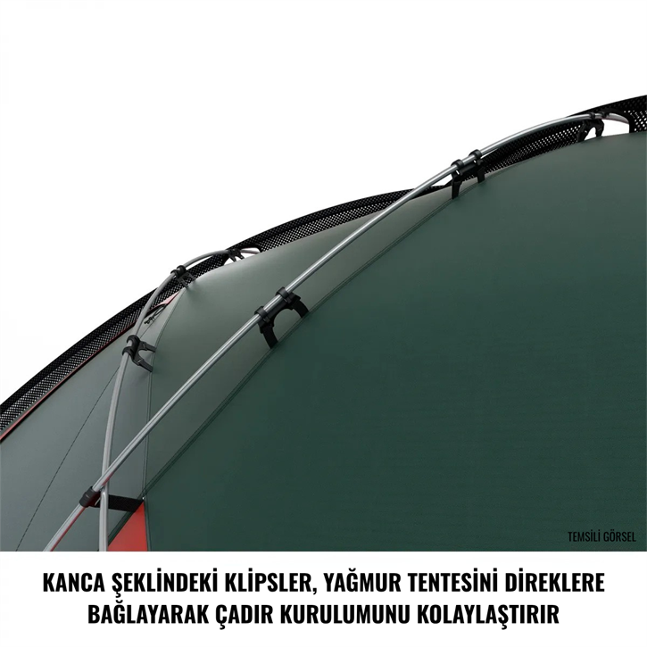 HUSKY Falcon 2 Kişilik Çadır (Yeşil)