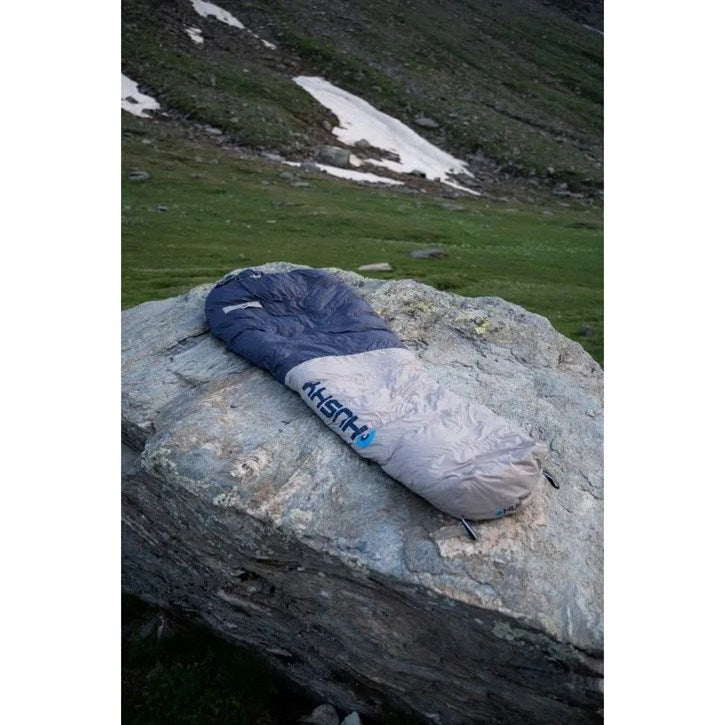 HUSKY Dopy -25C Kuş Tüyü Uyku Tulumu (Mavi / Gri)