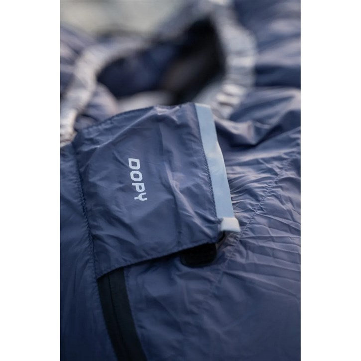 HUSKY Dopy -25C Kuş Tüyü Uyku Tulumu (Mavi / Gri)