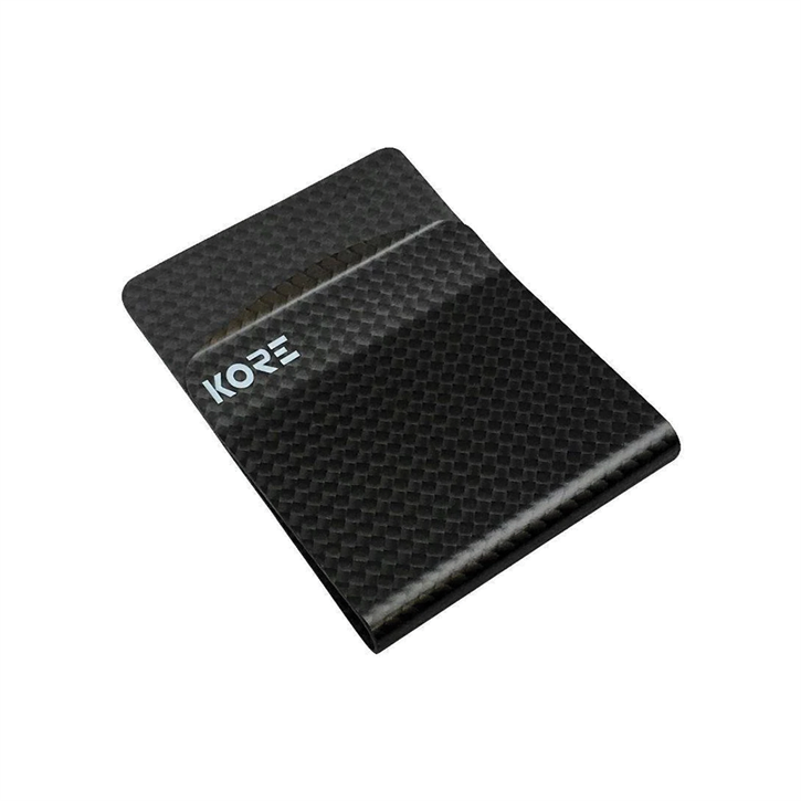 KORE İnce Taktikal Cüzdan + Carbon Fiber Para Klipsi