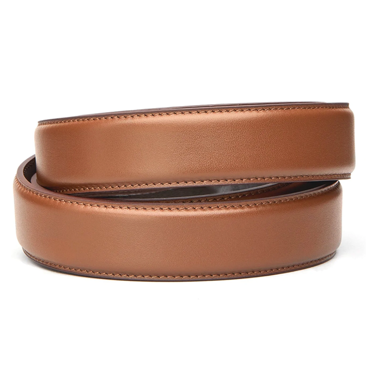 KORE 1.5" Deri Kemer (Açık Kahve)