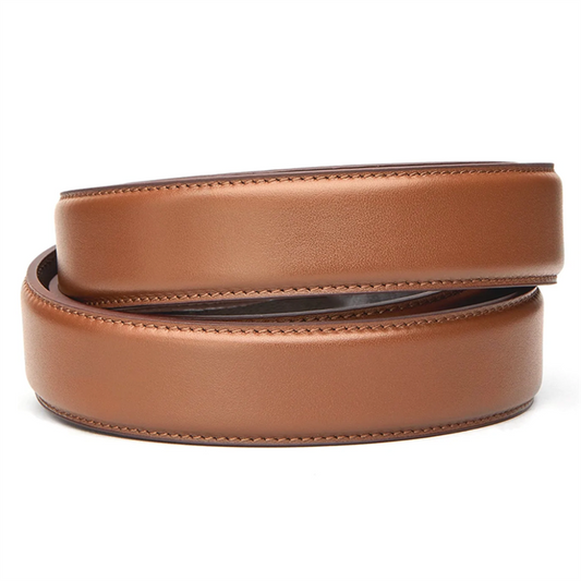 KORE 1.5" Deri Kemer (Açık Kahve)