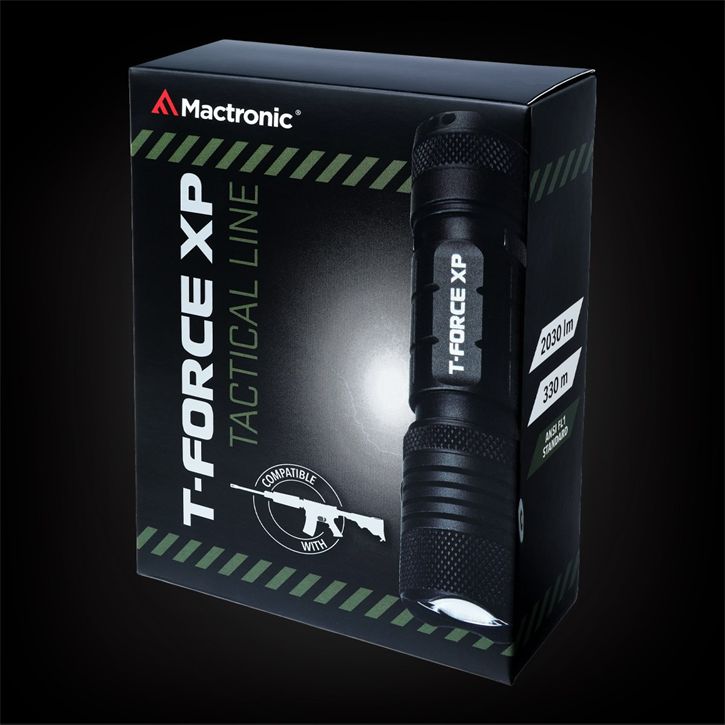 MACTRONIC T-FORCE XP Taktik Fener 2030 Lümen