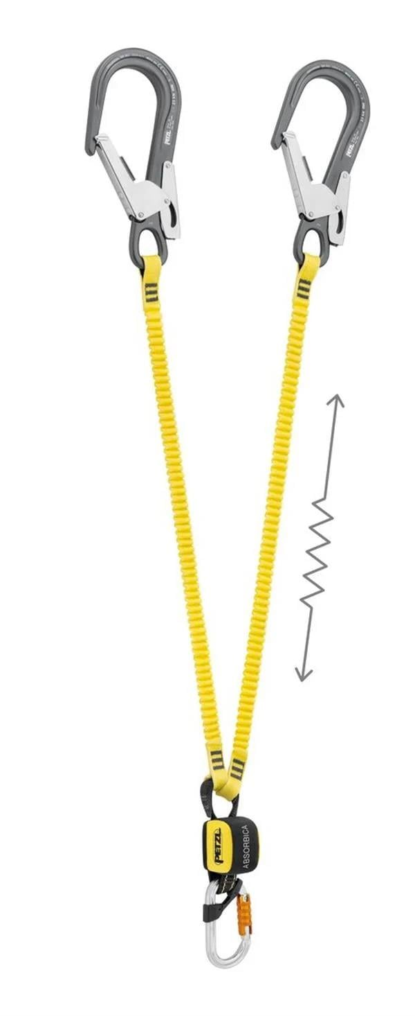 PETZL ABSORBICA-Y MGO Lanyard - Avrupa Versiyonu