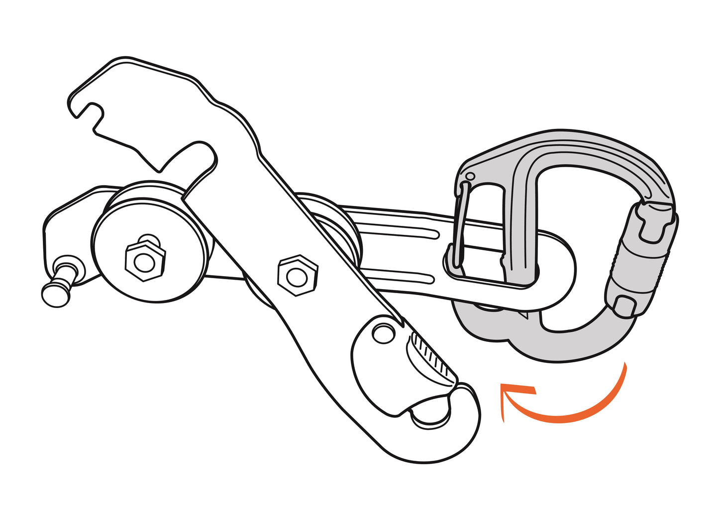 PETZL FREINO Z Alüminyum Karabina