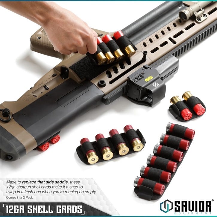 SAVIOR 6'lı 12 Kalibre Fişek Kılıfı (Gri) (2'li)