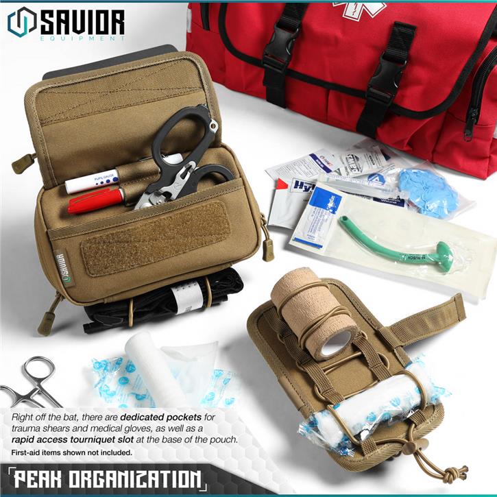 SAVIOR IFAK (Individual First Aid Kit / Kişisel İlk Yardım Çantası) (Toprak)