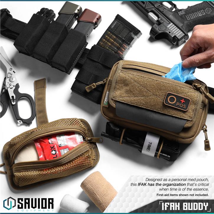 SAVIOR IFAK (Individual First Aid Kit / Kişisel İlk Yardım Çantası) (Toprak)