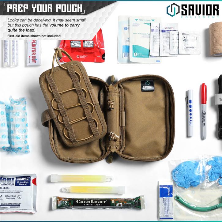 SAVIOR IFAK (Individual First Aid Kit / Kişisel İlk Yardım Çantası) (Toprak)