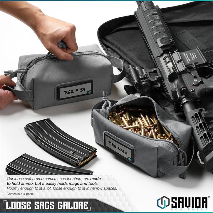SAVIOR LOOSE SAC Mühimmat Çantası (4'lü) (Toprak)