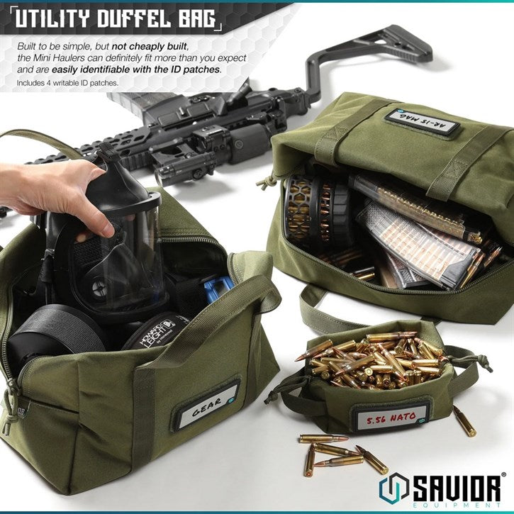 SAVIOR MINI HAULER Duffle Çanta (2'li) (K.Yeşil)