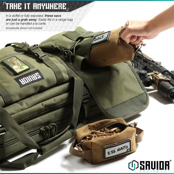 SAVIOR MINI LOOSE SAC Mühimmat Çantası (4'lü) (Toprak)