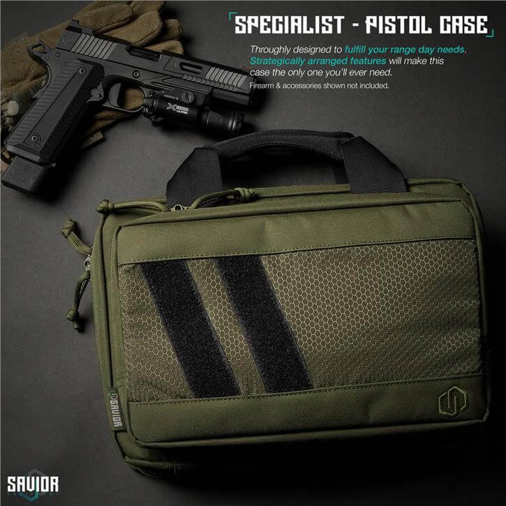 SAVIOR SPECIALIST Çift Kapasiteli Tabanca Çantası (K.Yeşil)