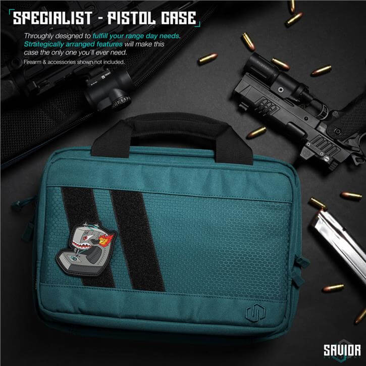 SAVIOR SPECIALIST Çift Kapasiteli Tabanca Tabanca Çantası (Turkuaz)