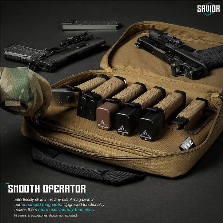 SAVIOR SPECIALIST Çift Kapasiteli Tabanca Çantası (Toprak)