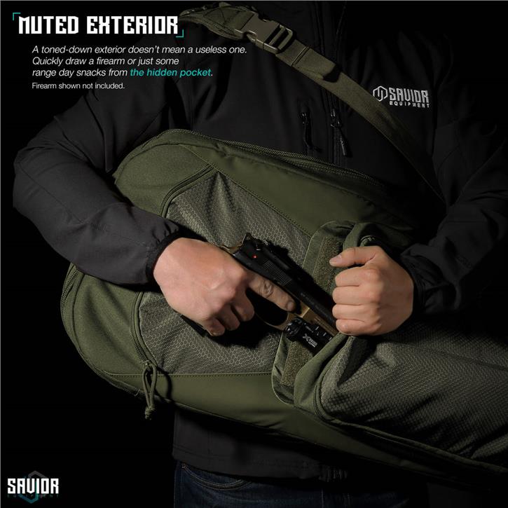 SAVIOR SPECIALIST COVERT Tekli Tüfek Çantası 34" (K.Yeşil)