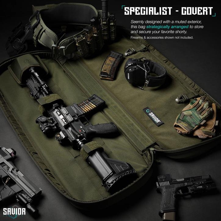 SAVIOR SPECIALIST COVERT Tekli Tüfek Çantası 38" (K.Yeşil)