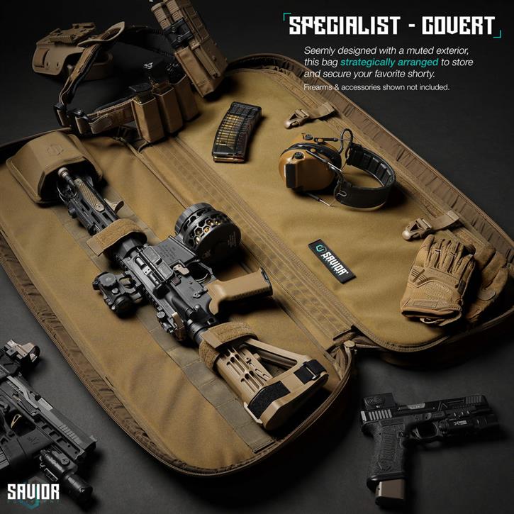 SAVIOR SPECIALIST COVERT Tekli Tüfek Çantası 38" (Toprak)
