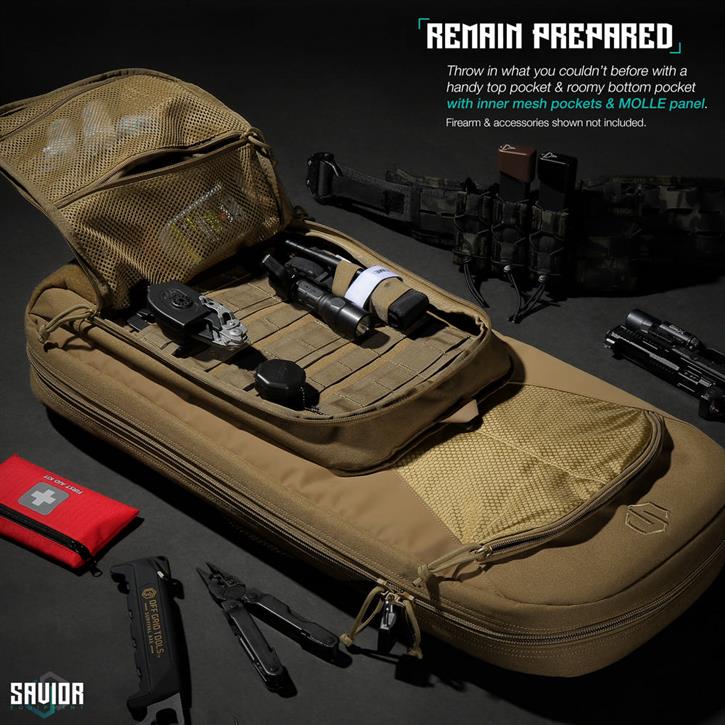 SAVIOR SPECIALIST COVERT Tekli Tüfek Çantası 38" (Toprak)