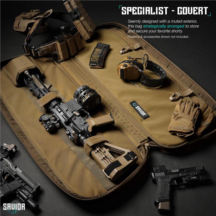 SAVIOR SPECIALIST COVERT Tekli Tüfek Çantası 34" (Toprak)