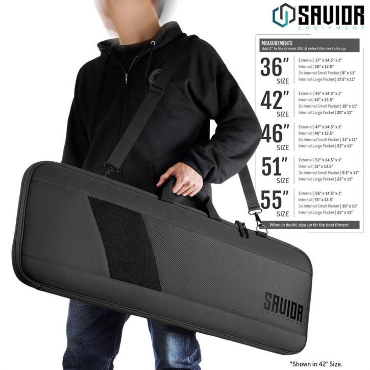SAVIOR SPECIALIST Tekli Tüfek Çantası 36" (Siyah)