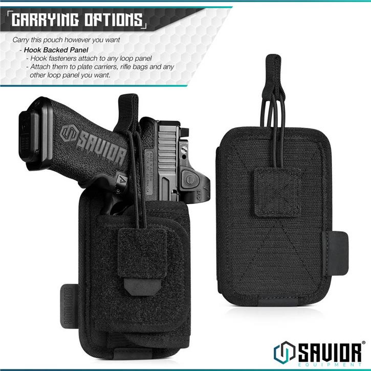 SAVIOR Universal Tabanca Kılıfı (Siyah)
