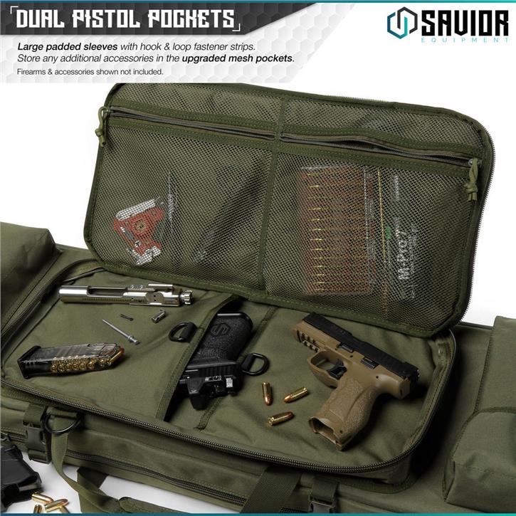 SAVIOR URBAN WARFARE Çift Kapasiteli Tüfek Çantası 51" (K.Yeşil)