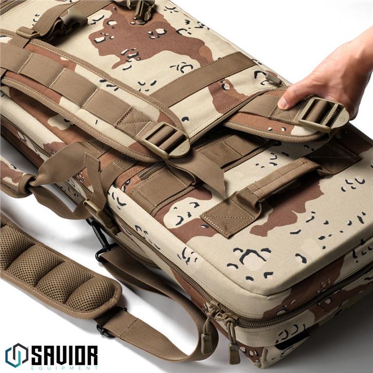 SAVIOR URBAN WARFARE Çift Kapasiteli Tüfek Çantası 46" (Kamuflaj)